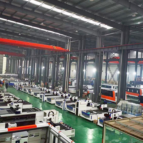 Industrial Machinery with Orange Accents